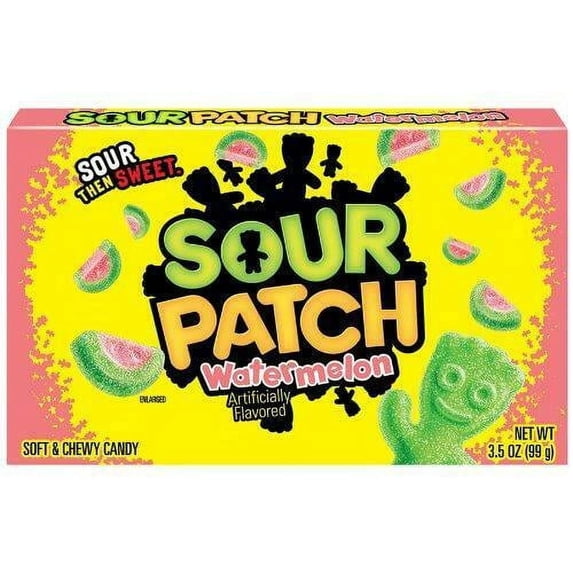 Sour Patch Kids Candy Watermelon 3.5-Ounce (2 pack)