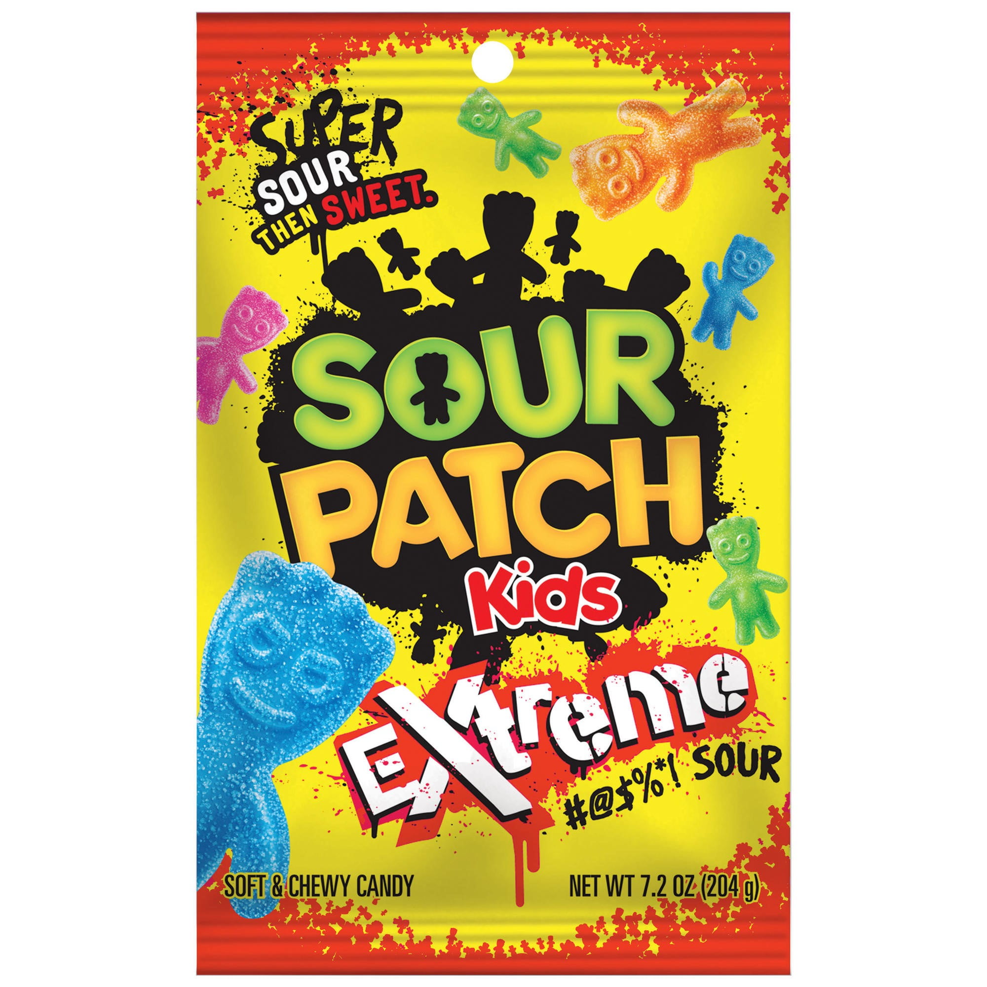 Sour Patch Kids, Extreme Soft and Chewy Candy, 7.2 Oz (Pack of 12)