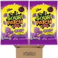 thumbnail image 1 of Sour Patch Kids Grape Flavored Candy Bundle Pack - 2 Large Individually Sealed 8.02 oz Peg Bags of Grape Sour Patch Kids for Lunch Boxes, Road Trips, Flights In Cornershop Confections Pack, 1 of 3