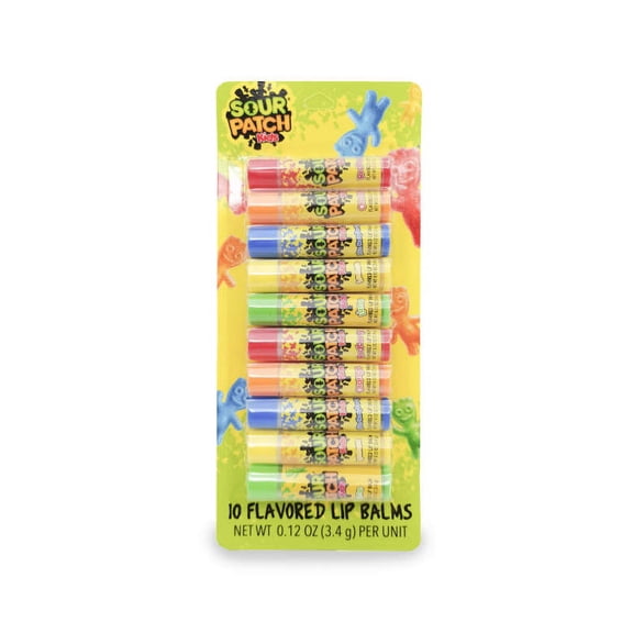 Sour Patch Kids Lip Balm Gift Set 10 Flavored Lip Balms