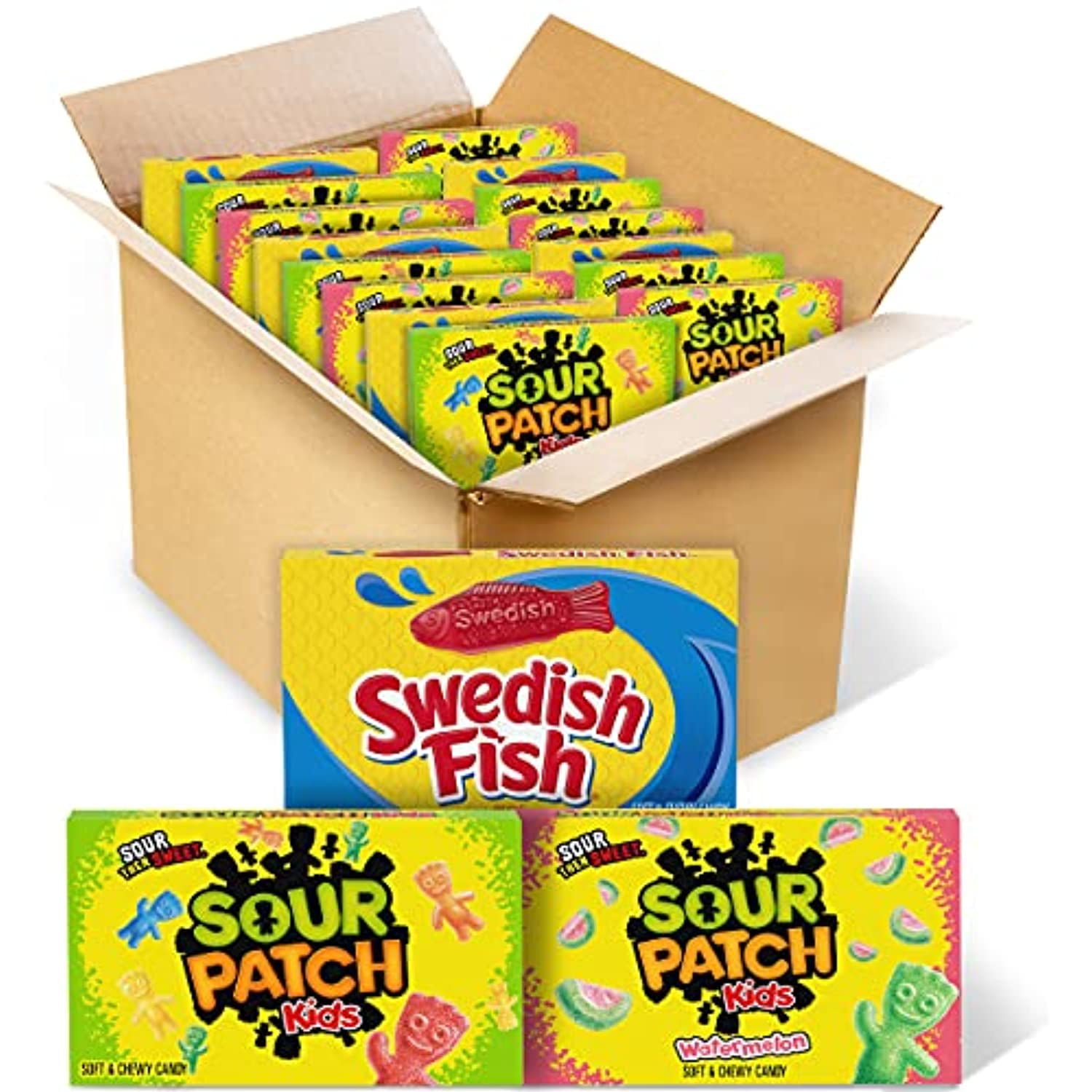 Sour Candy Box Sour Patch Kids Snack Box Sour Candy Care Package College  Snack Box Assorted Candy Box Sweet and Sour Birthday Box 
