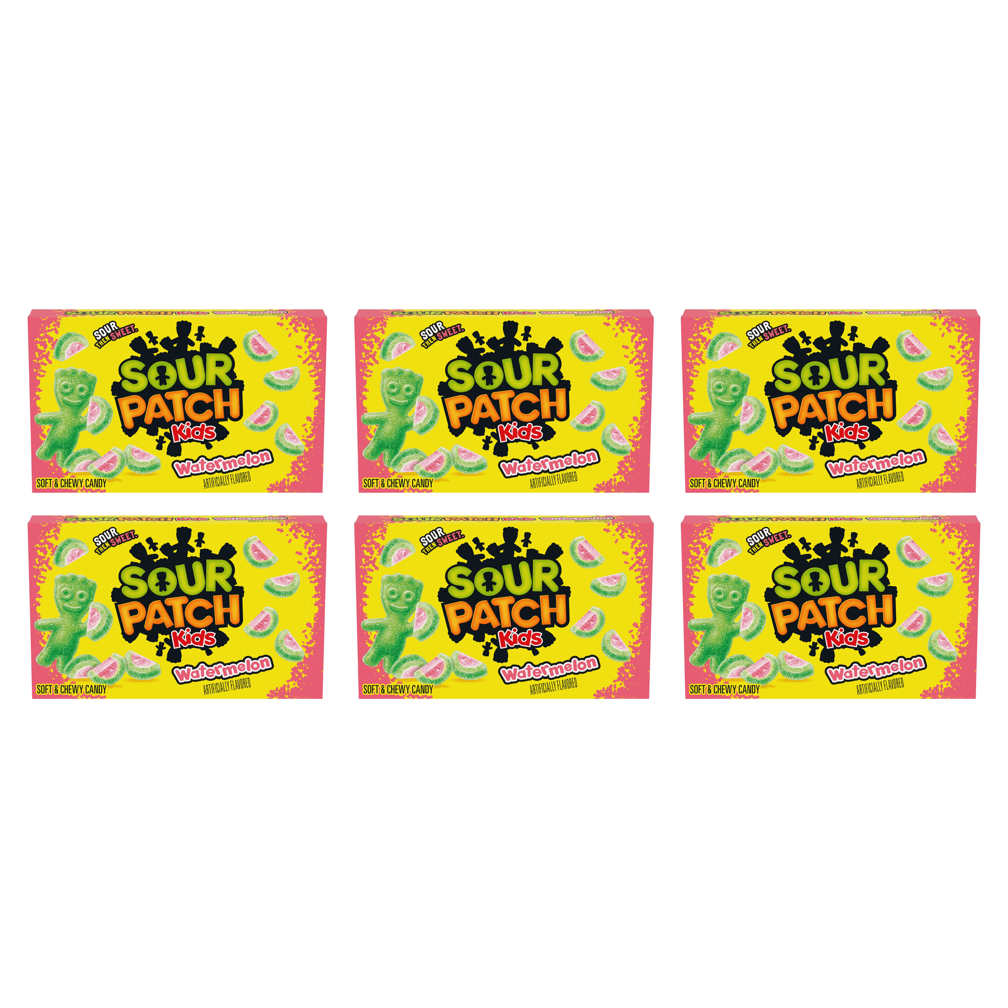 Sour Patch Kids, Soft & Chewy Candy, 3.5 oz — 6-Pack (6 packages)