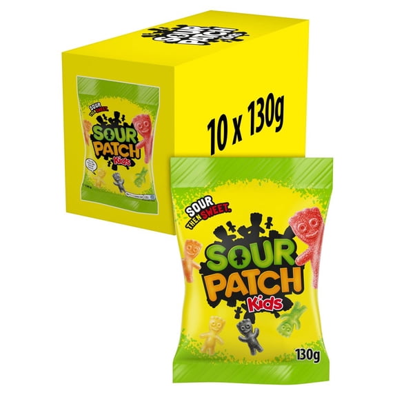 Sour Patch Kids Sweets Bag 130g (pack of 10)