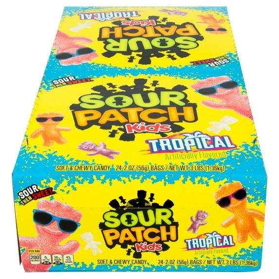 Sour Patch Kids Tropical (2 Ounce, 24 Pack)