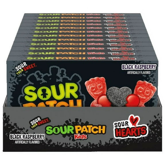 Sour Patch Kids Valentine's Sour Hearts 3.08 oz. Theater Box