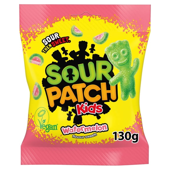 Sour Patch Kids Watermelon Sour Sweets 130G, Imported from Britain