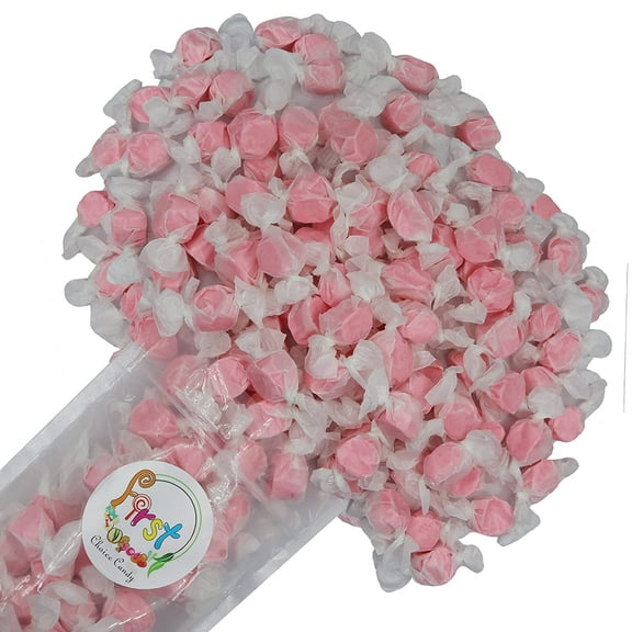 Sour Pink Watermelon Gourmet Salt Water Taffy 2 Pound