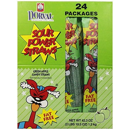 Langenberg Fassin Dorval Sour Power Straws, 24 ea