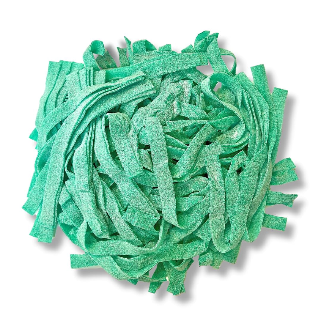 Sour Power Premium Candy Belts, Green Apple, 6.6 lbs