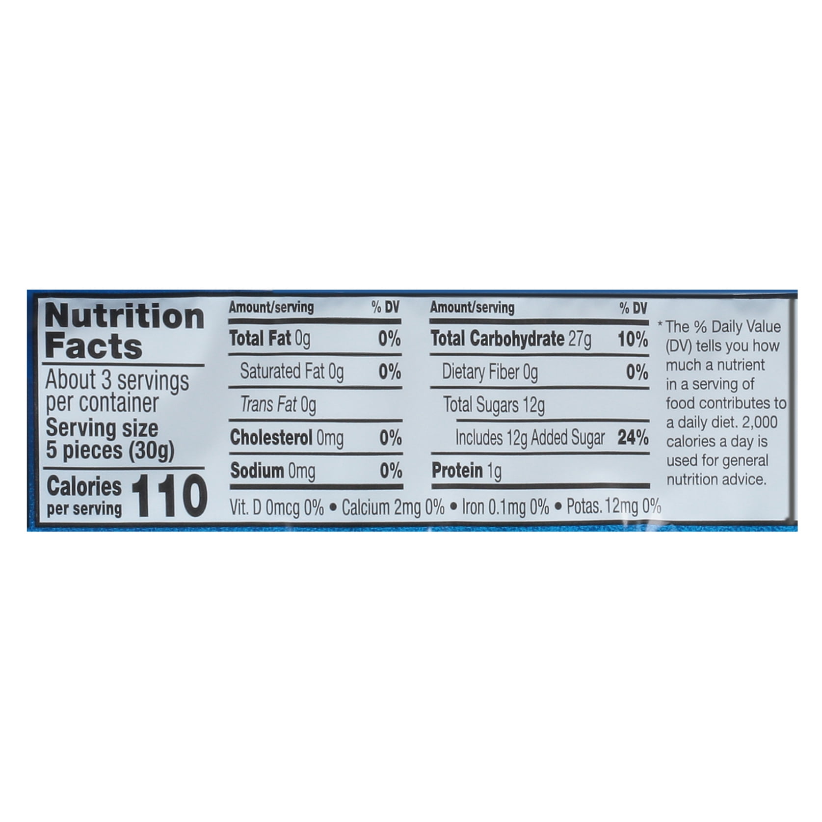 Sour Punch Arctic Straws 3.2 oz. Tray