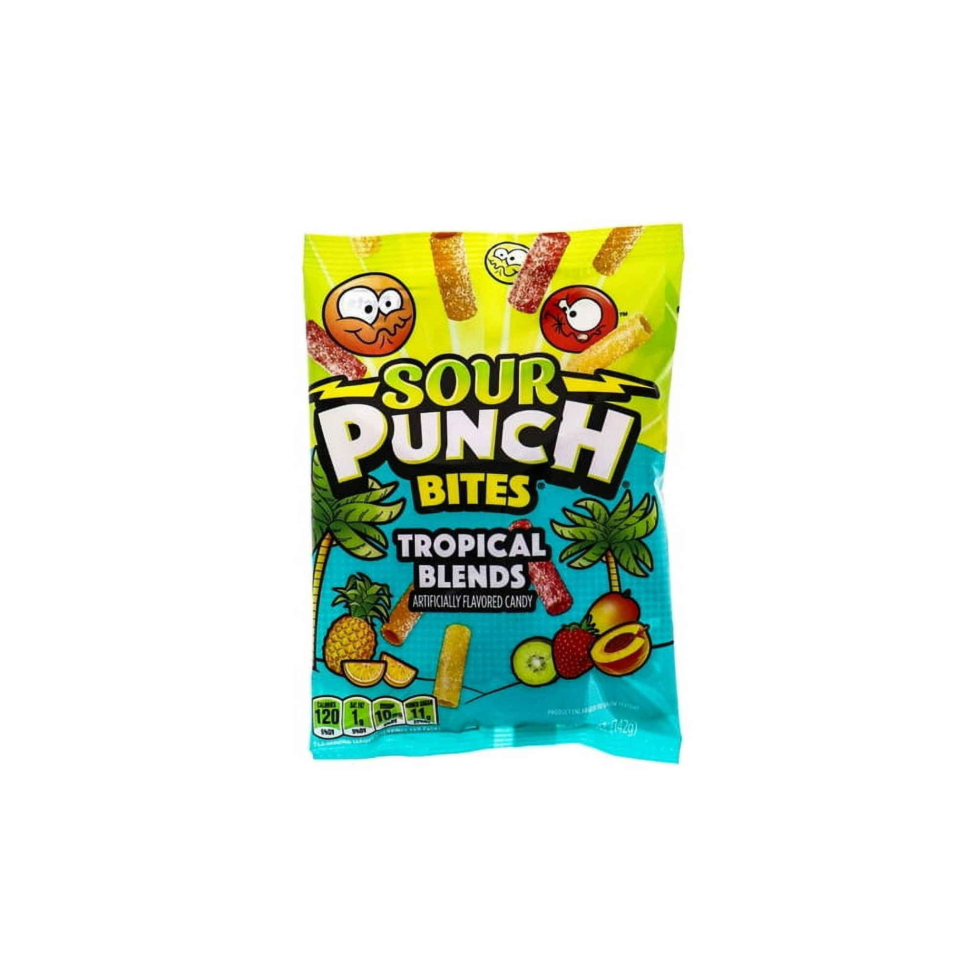 SOUR PUNCH 5OZ BITES TROPICAL BLENDS