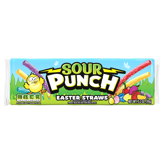 Sour Punch Easter Straws, 3.2 oz