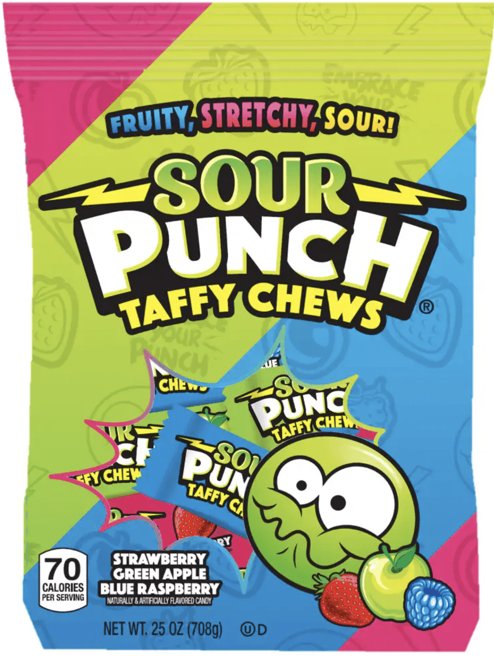 Sour Punch Taffy Chews