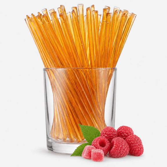 Glorybee Sour Raspberry HoneyStix (100 ct bag)