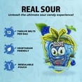 thumbnail image 1 of Sour Slaps 9-Pack Flavored Sour Candy Belts - Deliciously Sour, Fresh & Chewy, Extreme Sour Kick, Vegetarian, 9 Mouth Watering Flavors Sweet Snack Fruit Candies Tangy Bonbon, 1 of 8