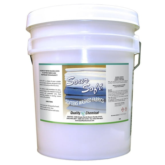 Sour Soft - Commercial Laundry Sour & Softener in One - 5 gallon pail
