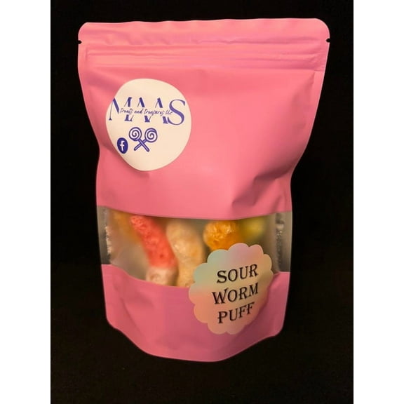 Sour Worm Puffs!