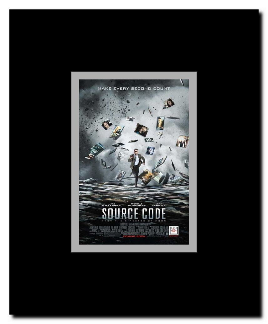 Source Code Framed Movie Poster