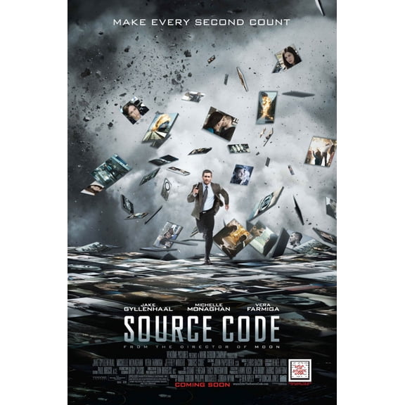 Source Code poster Metal Sign 8inx 12in Art Print on Metal 8x12 Multi-Color Square Adults Z Posters