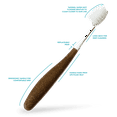thumbnail image 1 of RADIUS Source Flossing Hemp Handle Toothbrush, 1 of 10