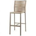 thumbnail image 1 of Source Furniture Avalon Aluminum Frame Patio Bar Side Stool in Pewter Rope, 1 of 2