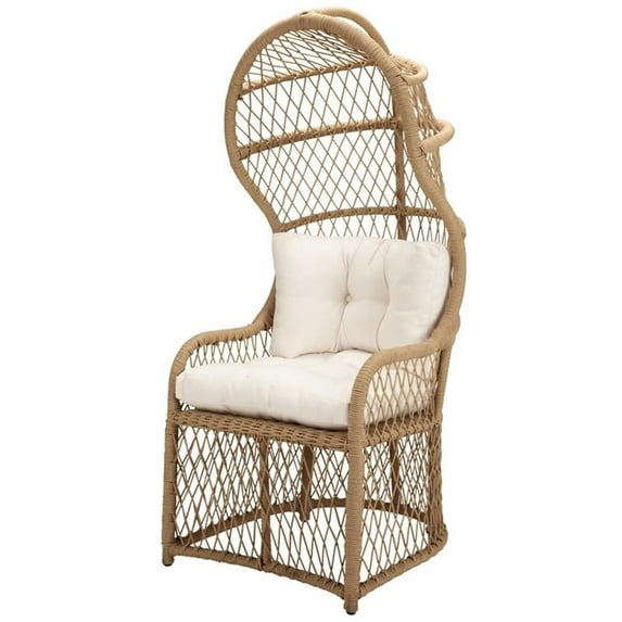 Source Furniture Avve Aluminum Frame Outdoor High Chair in Black