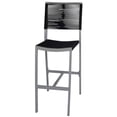 thumbnail image 1 of Source Furniture Fiji Aluminum Frame Patio Bar Side Stool in Black Rope, 1 of 1