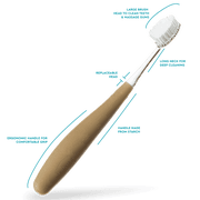 RADIUS Source Medium Cornstarch Handle Toothbrush