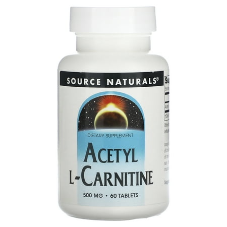 Source Naturals, Inc. Acetyl L-Carnitine 500mg 60 Tablet