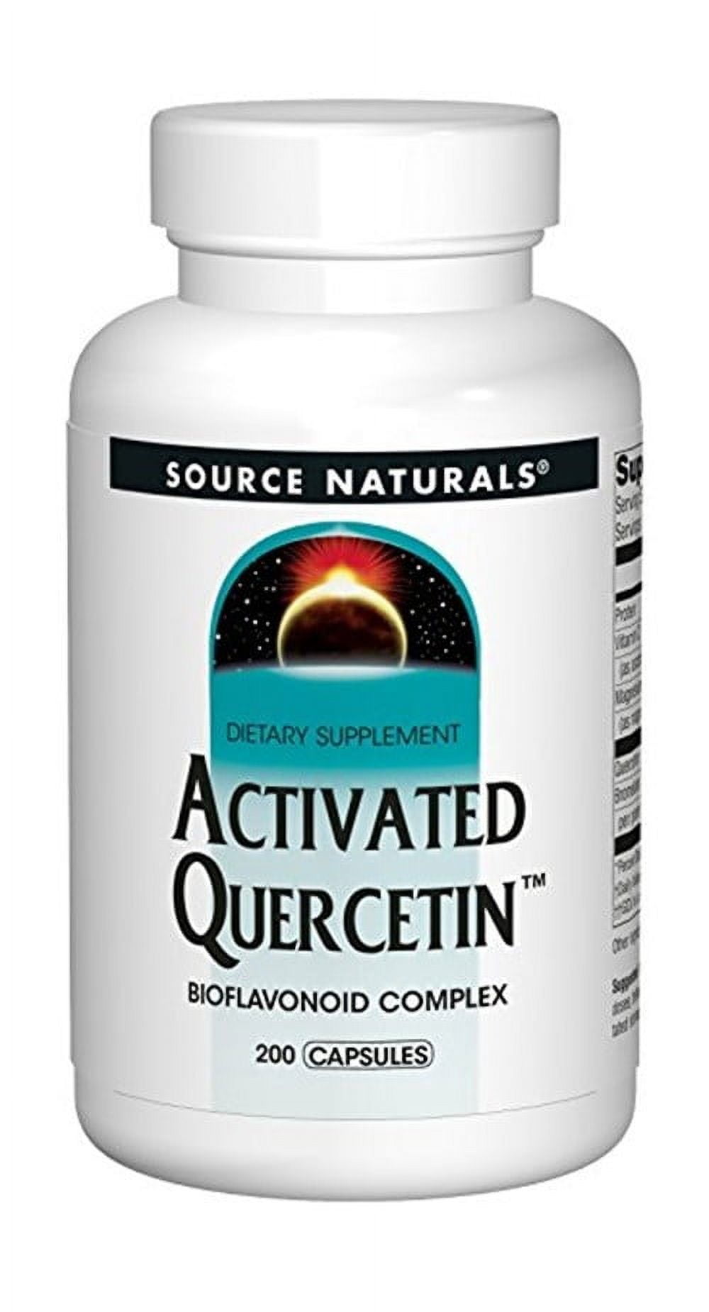 Source Naturals Activated Quercetin 200 tablets Bioflavonoid Complex