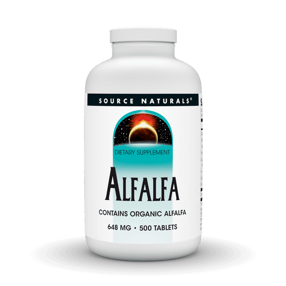 Source Naturals Alfalfa 10 Grain Dietary Supplement - 500 Tablets