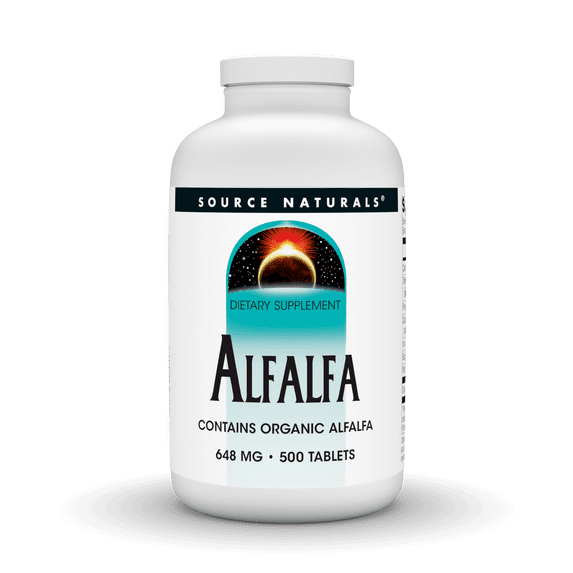 Source Naturals Alfalfa 10 Grain Dietary Supplement - 500 Tablets