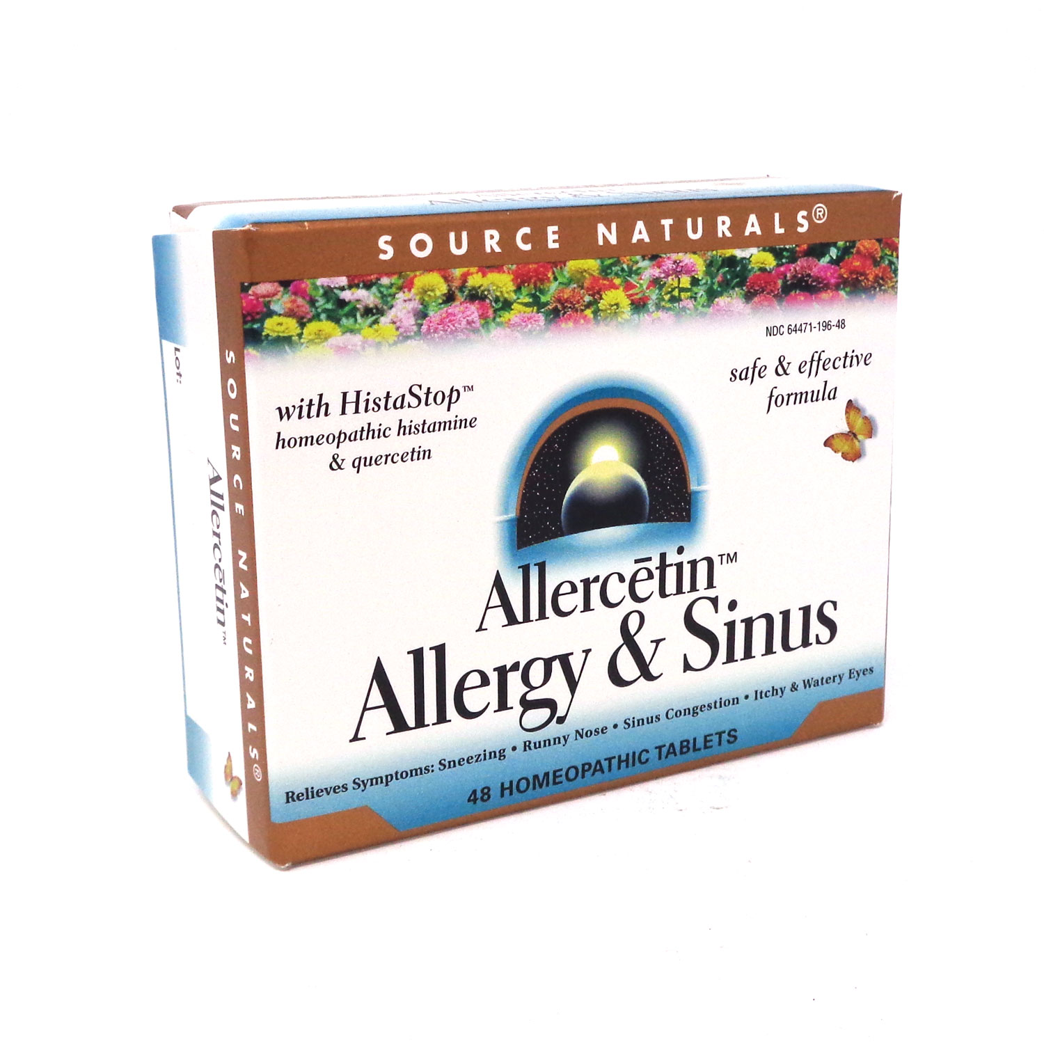 Source Naturals, Allercetin Allergy Sinus, 48 Tablets - image 1 of 2