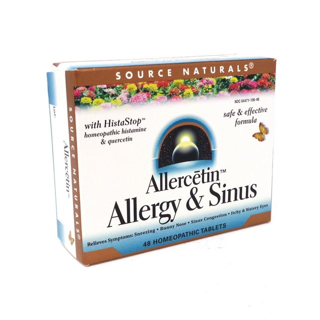 Source Naturals, Allercetin Allergy Sinus, 48 Tablets