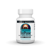 Source Naturals BioPerine - Black Pepper Fruit Extract, Promotes Nutrient Absorption* 10 mg, 120 Tablets