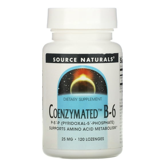 Source Naturals, Inc. Coenzymated B-6 Sublingual 25mg 120 Lozenge