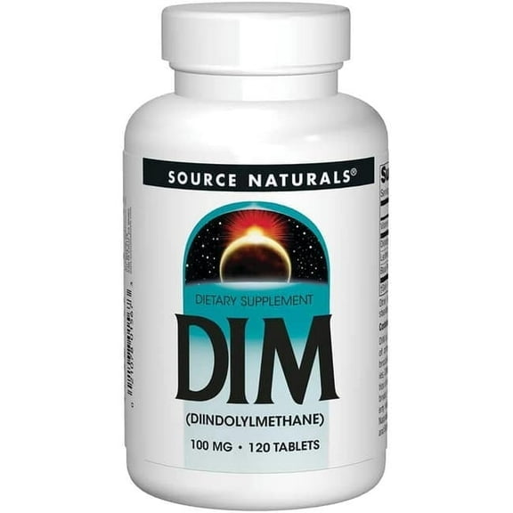 Source Naturals DIM (Diindolylmethane) 100 mg 120 Tablets