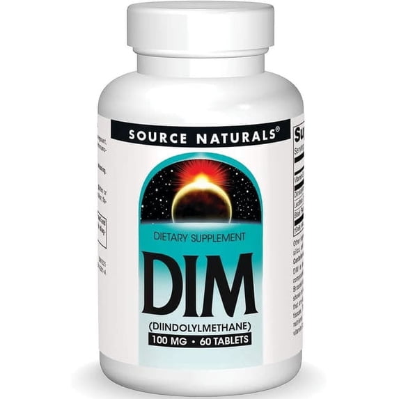 Source Naturals Dim (Diindolylmethane) 100 mg 60 Tabs