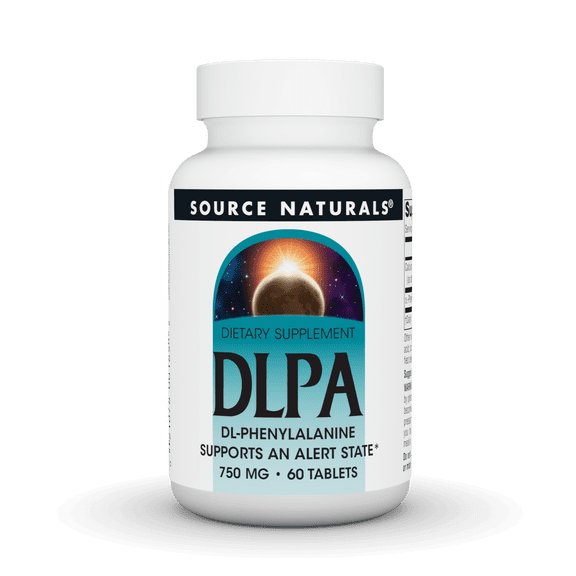 Source Naturals DLPA DL-Phenylalanine* - 750 mg - 60 Tablets