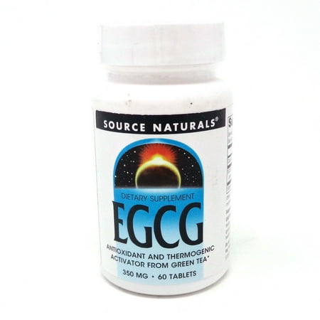 EGCG 350mg from Green Tea Extract 500mg By Source Naturals - 60 Tablet