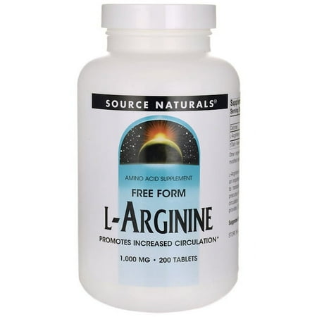 Source Naturals Free Form L-Arginine 1,000 mg 200 Tabs
