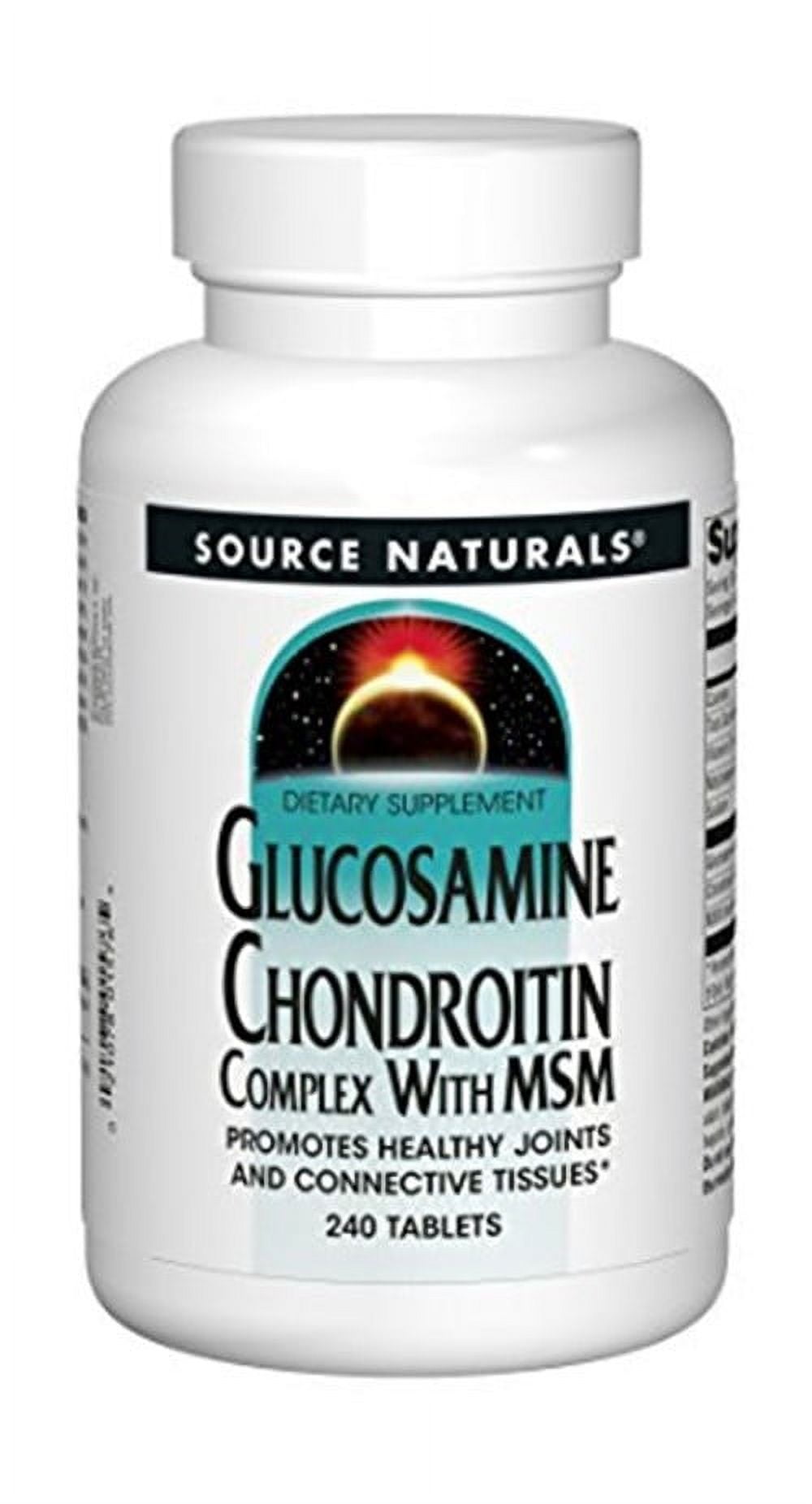 Source Naturals Glucosamine Chondroitin Complex With MSM, 240 Tablets