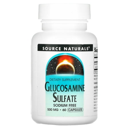 Source Naturals, Inc. Glucosamine Sulphate 500mg 60 Capsule