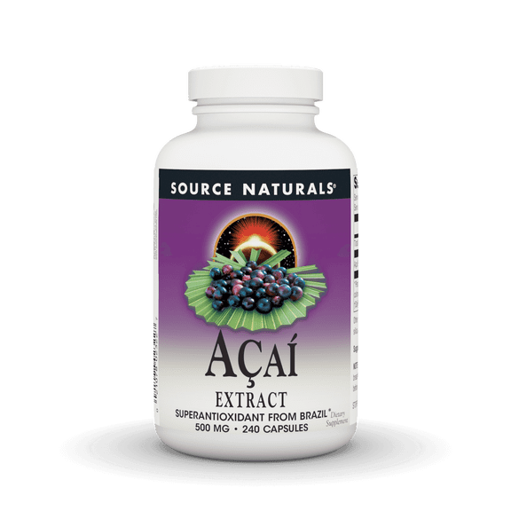 Source Naturals Acai Extract 500 Mg Capsules - 240 Ea