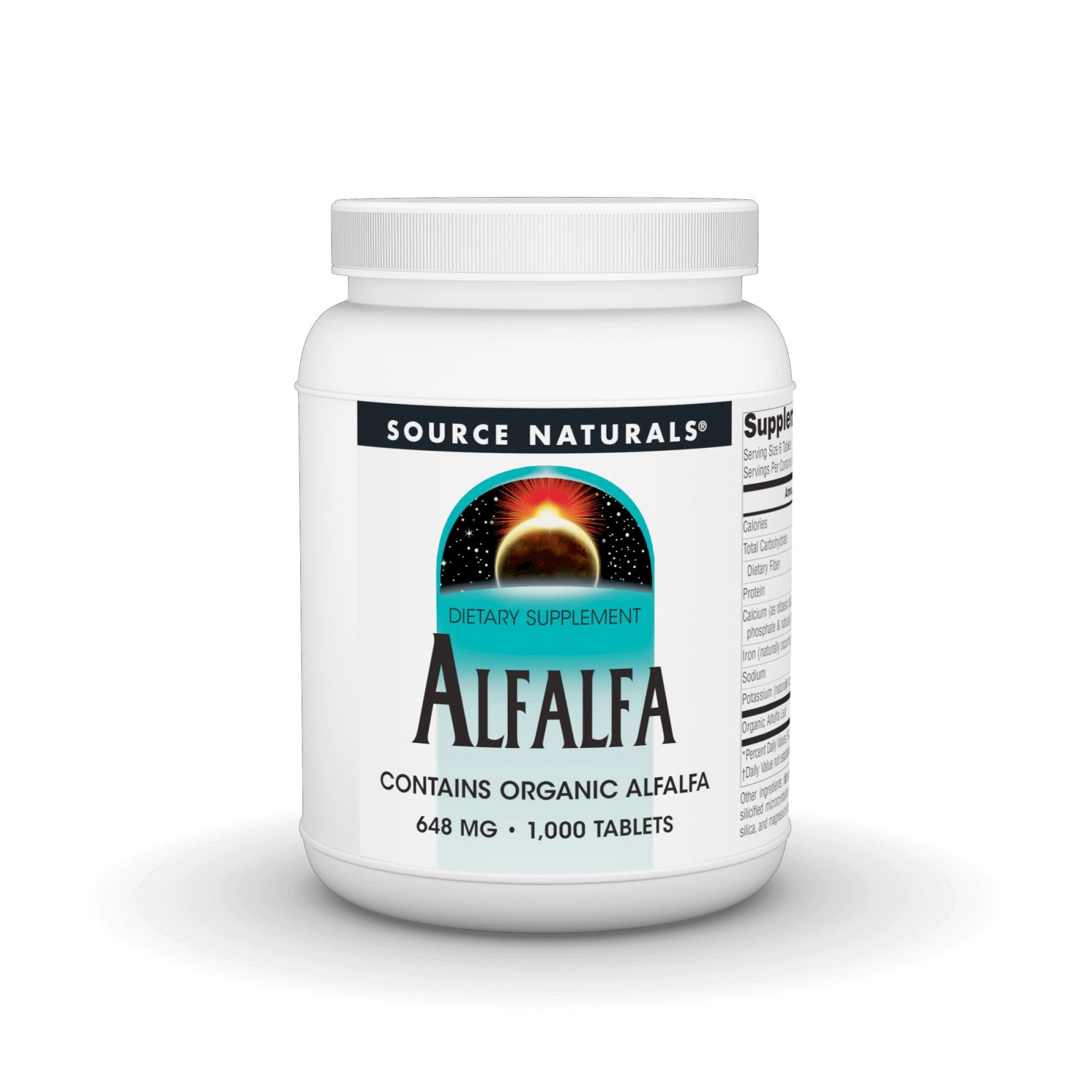 Source Naturals, Inc. Alfalfa 10 Grain 648mg 1000 Tablet - Walmart ...