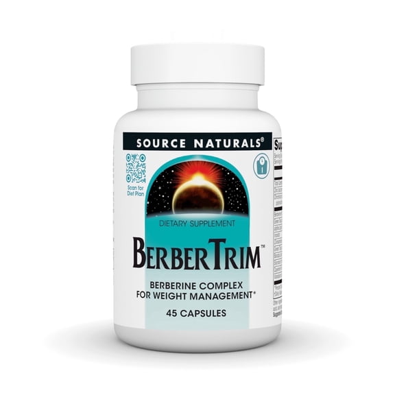 Source Naturals BerberTrim Vegetarian Capsules - 45 Count