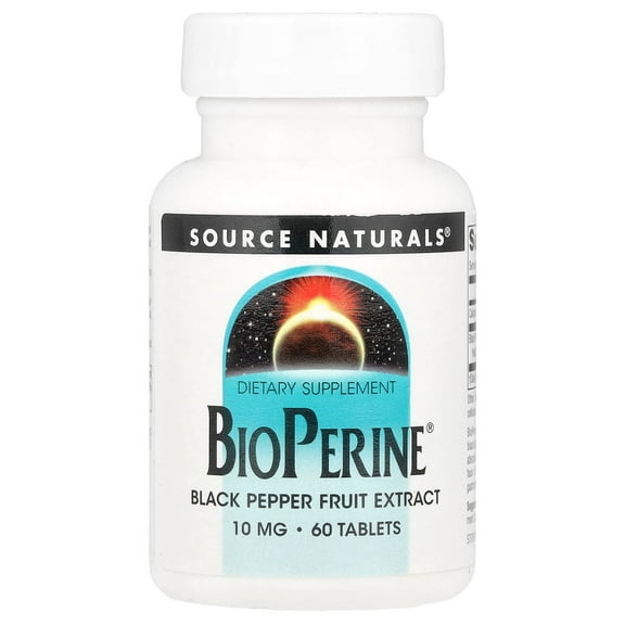 Source Naturals BioPerine 10mg, 60 tablet