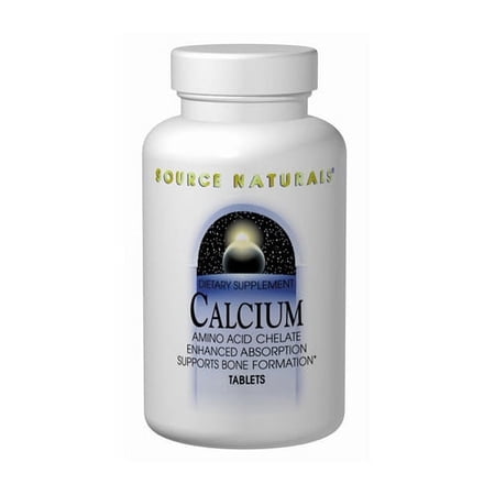 Source Naturals, Inc. Calcium Amino Acid Complex 200mg 100 Tablet