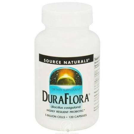 Dura Flora 5 Billion Cells Source Naturals, Inc. 120 Caps