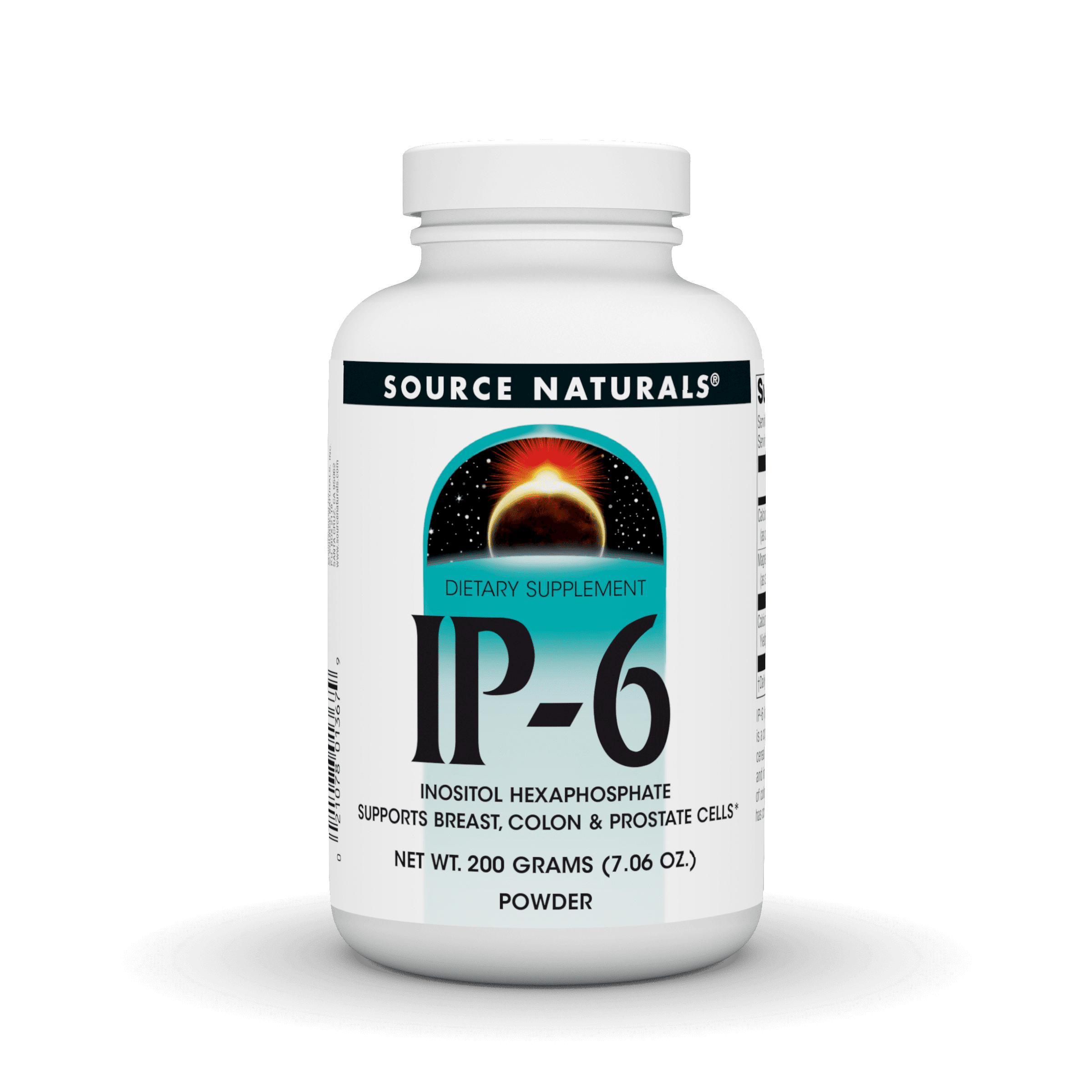 Source Naturals IP-6 Inositol Hexaphosphate, Supports Breast, Colon and Prostate Cells, 200g Powder